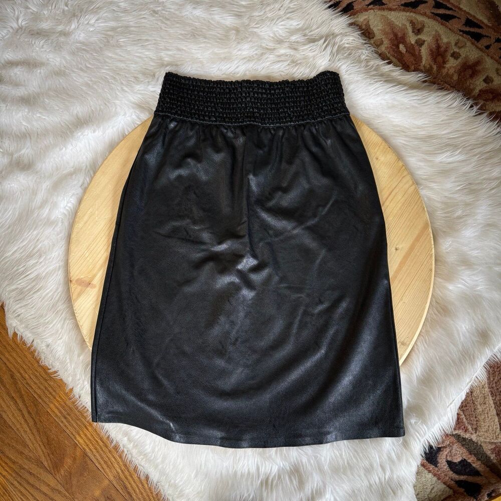 Commando faux leather skirt